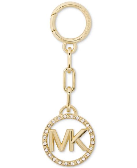 michael kors key charm silver std love key fob|Logo Charm Key Fob .